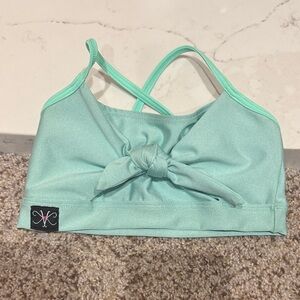 Mint Green Kids Dance Costume Top